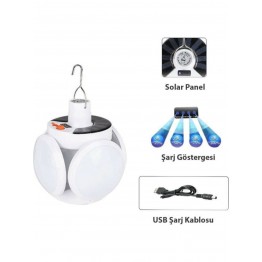 Polizei P-038 Solar Güneş Enerji Ve Usb Sarjli 5 Kanatlı