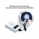 Polizei P-038 Solar Güneş Enerji Ve Usb Sarjli 5 Kanatlı