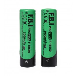 F.B.I VTC6 18650 3.7V 3000mAh 30A Li-ion Şarjlı Pil + Pil Taşıma Kutusu 2'li SET